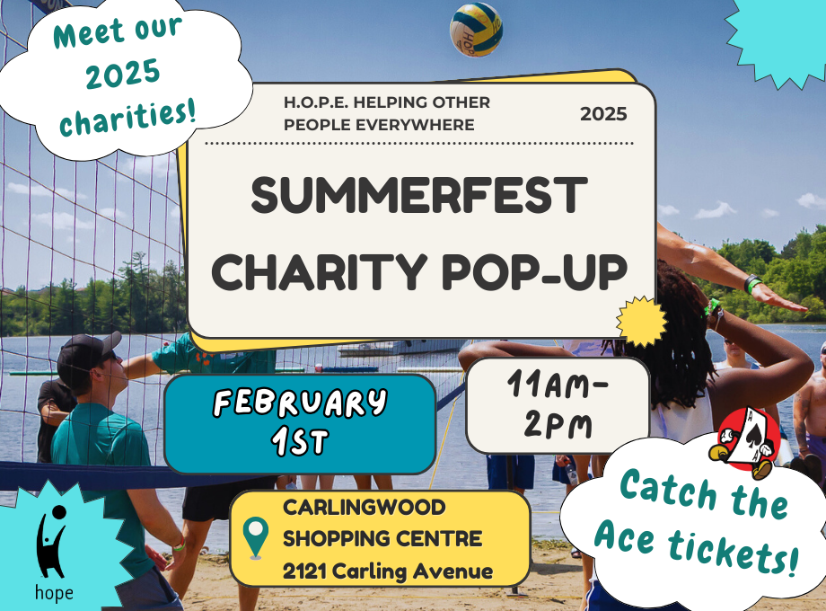 A Sunny Saturday SummerFest Charity Pop-Up!